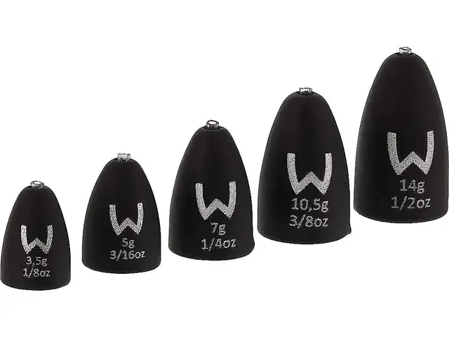 Westin Add-It Tungsten Bullet Weights 2p 1 Westin Add-It Tungsten Bullet Weights 2p